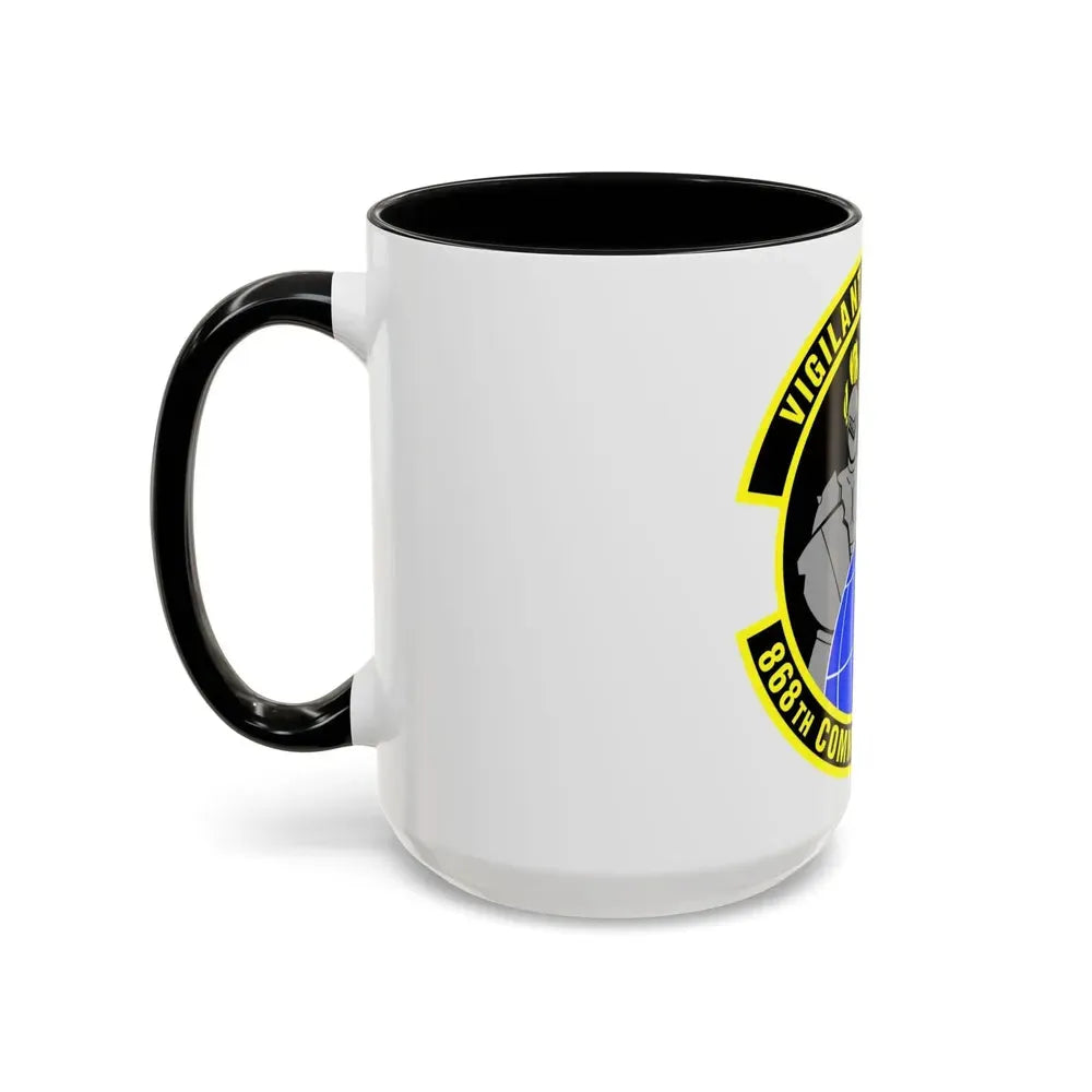 868th Communications Squadron (U.S. Air Force) Accent Coffee Mug - Go Mug Yourself