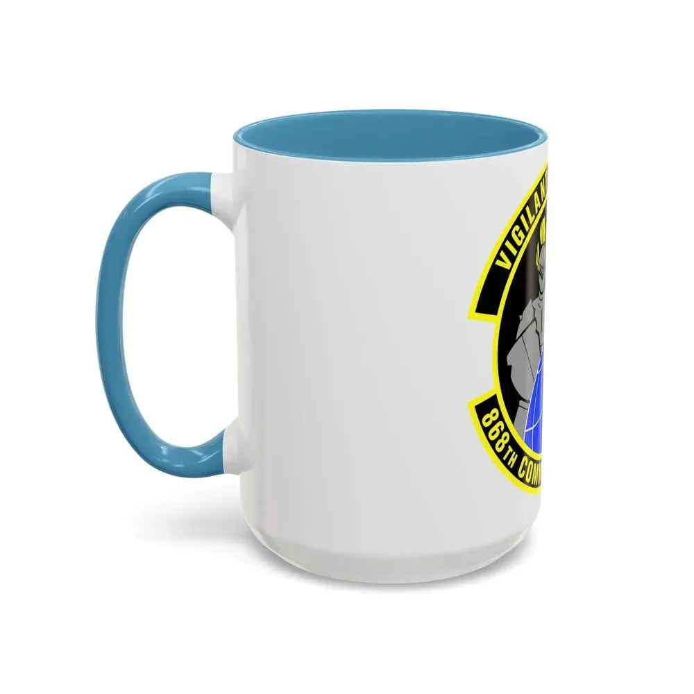868th Communications Squadron (U.S. Air Force) Accent Coffee Mug - Go Mug Yourself