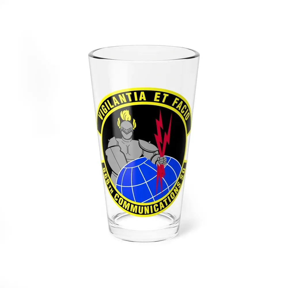 868th Communications Squadron (U.S. Air Force) Pint Glass 16oz 16oz - Go Mug Yourself
