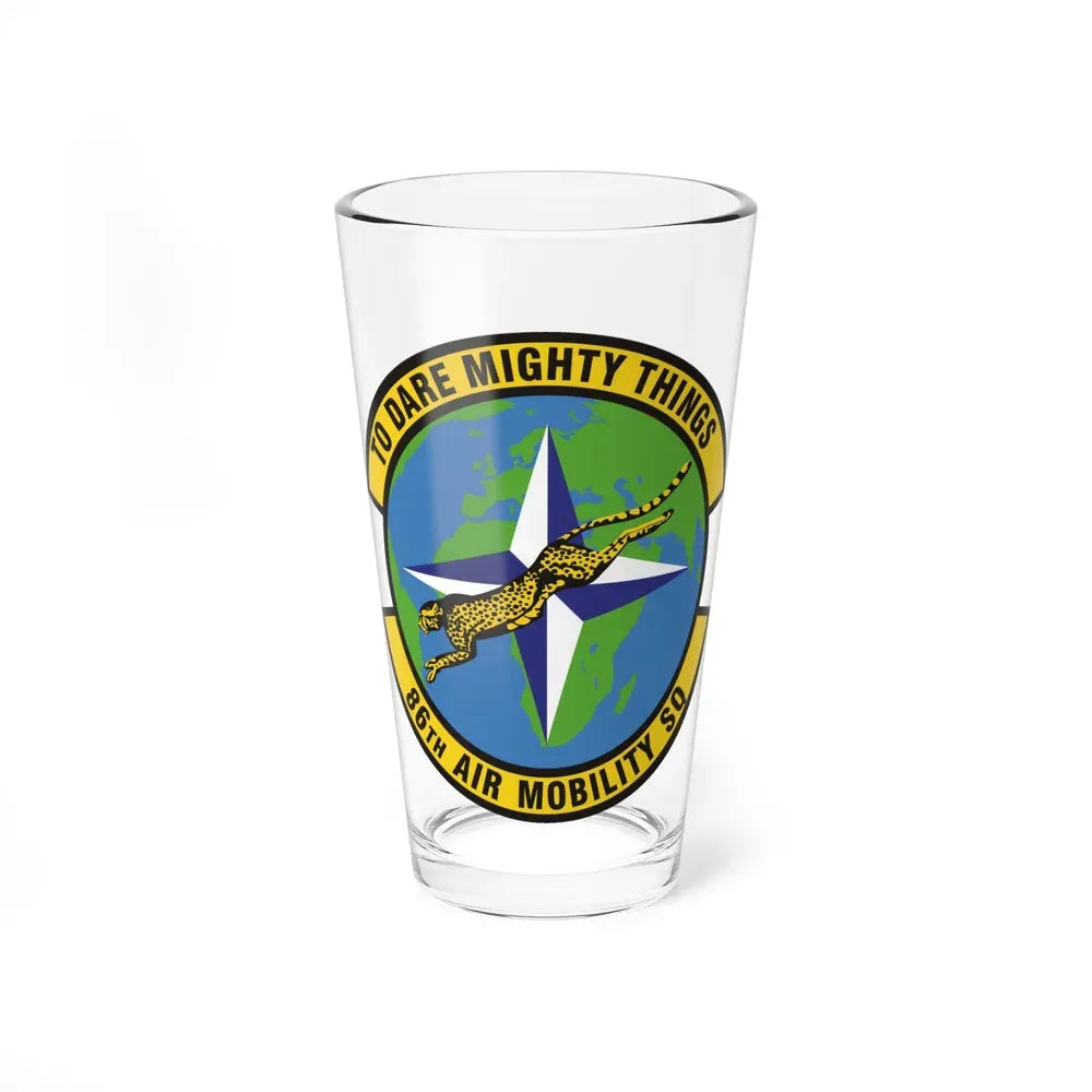 86th Air Mobility Squadron (U.S. Air Force) Pint Glass 16oz 16oz - Go Mug Yourself