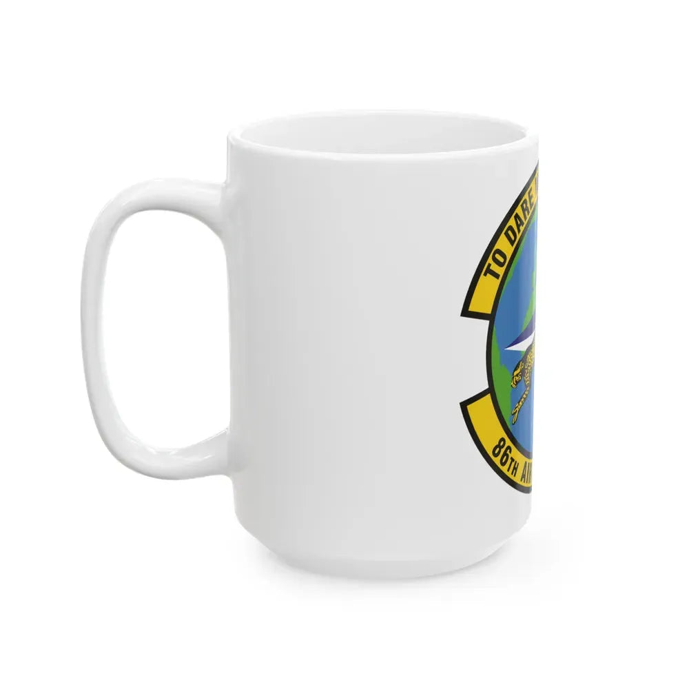 86th Air Mobility Squadron (U.S. Air Force) White Coffee Mug - Go Mug Yourself