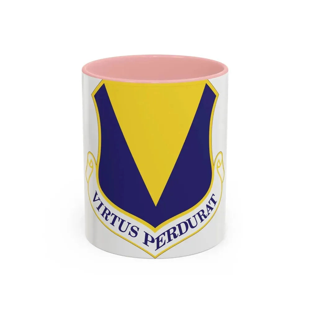 86th Airlift Wing (U.S. Air Force) Accent Coffee Mug 11oz Pink - Go Mug Yourself