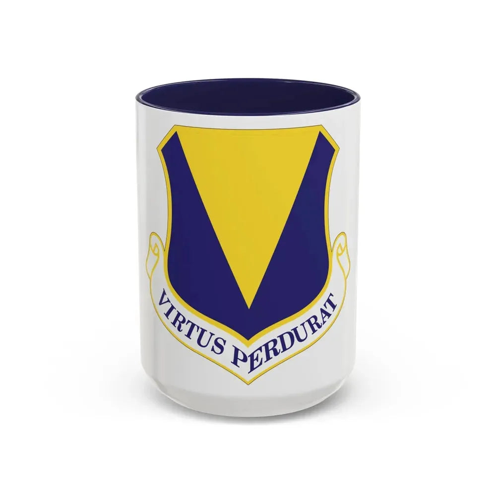 86th Airlift Wing (U.S. Air Force) Accent Coffee Mug 15oz Navy - Go Mug Yourself