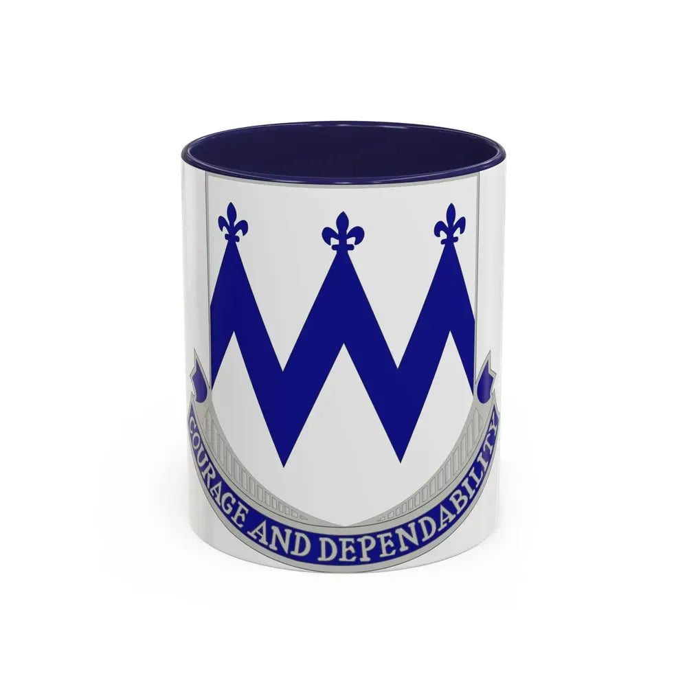 86th Infantry Regiment (U.S. Army) Accent Coffee Mug 11oz Navy - Go Mug Yourself
