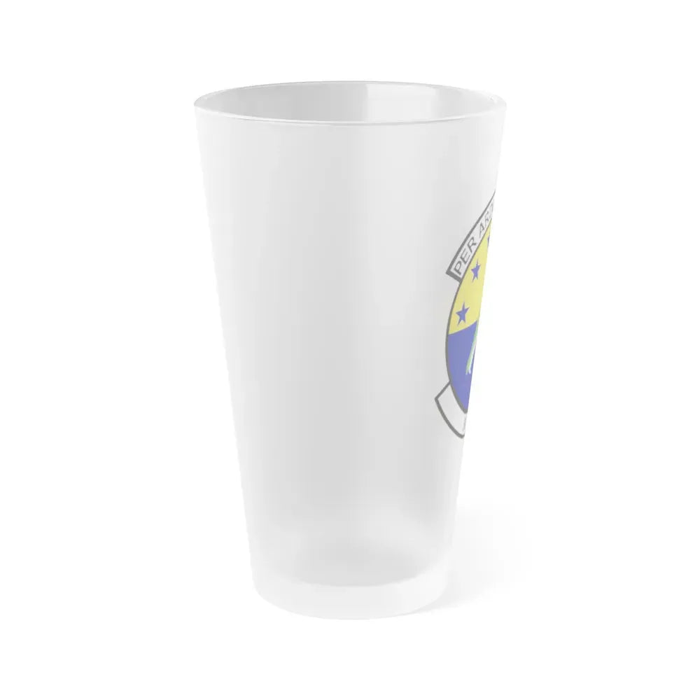 86th Maintenance Operations Squadron (U.S. Air Force) Frosted Pint Glass 16oz - Go Mug Yourself