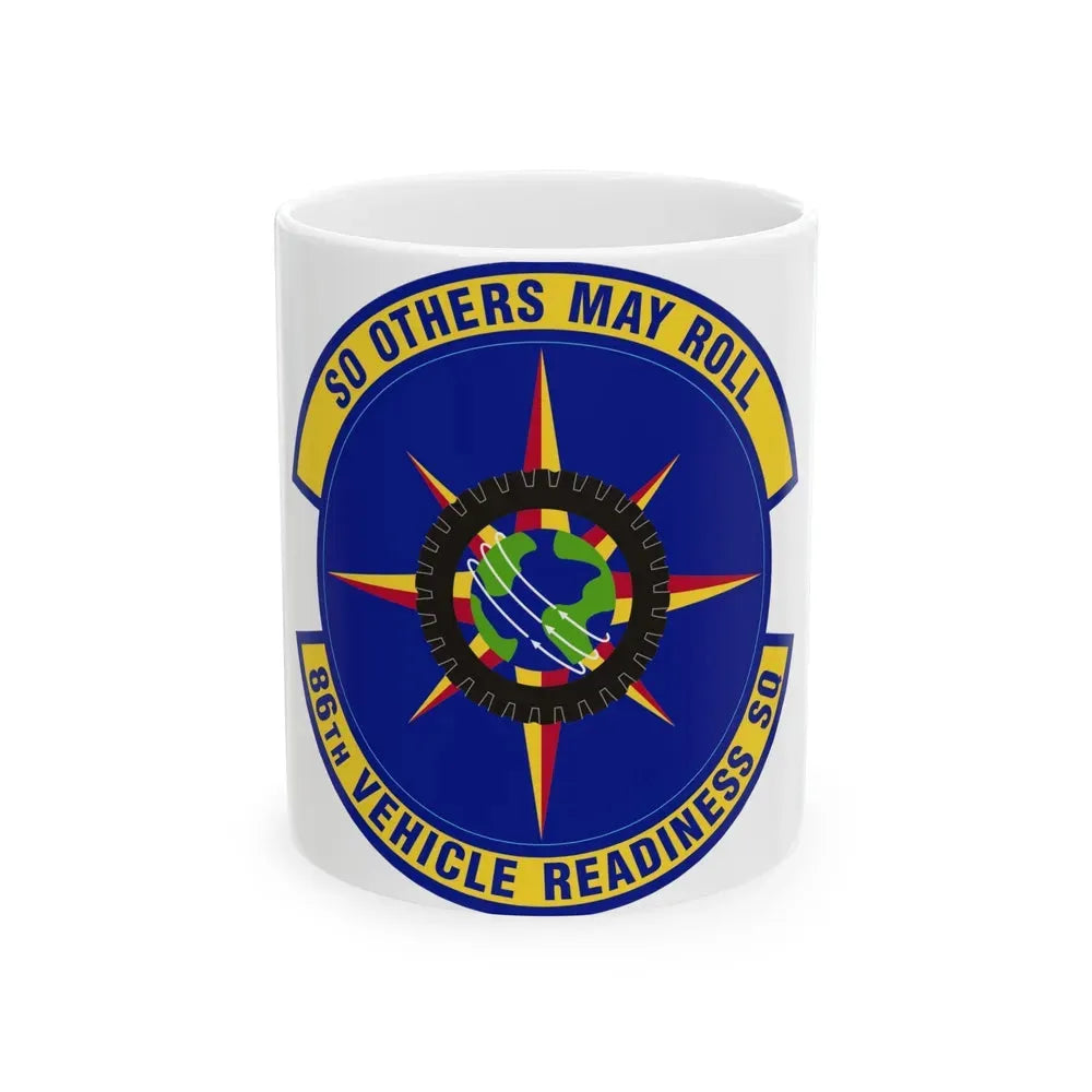 86th Vehicle Readiness Squadron (U.S. Air Force) White Coffee Mug 11oz - Go Mug Yourself