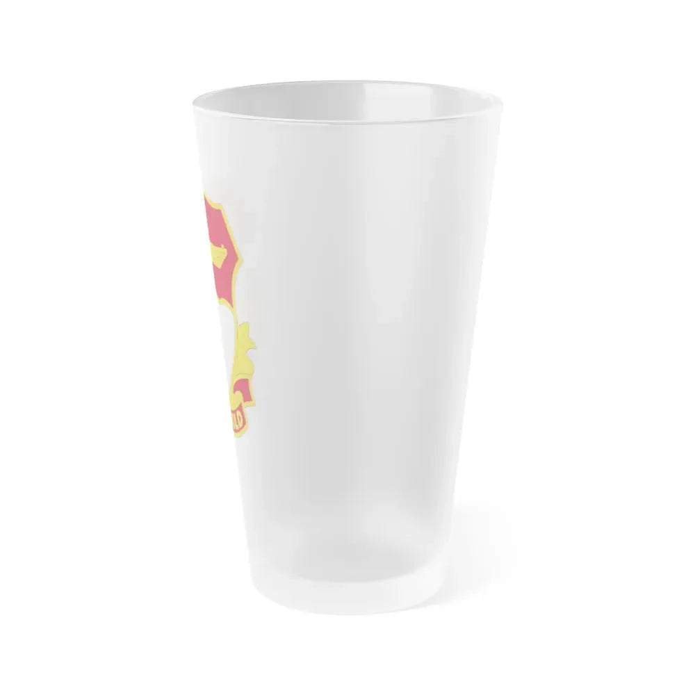 87 Engineer Battalion (U.S. Army) Frosted Pint Glass 16oz - Go Mug Yourself