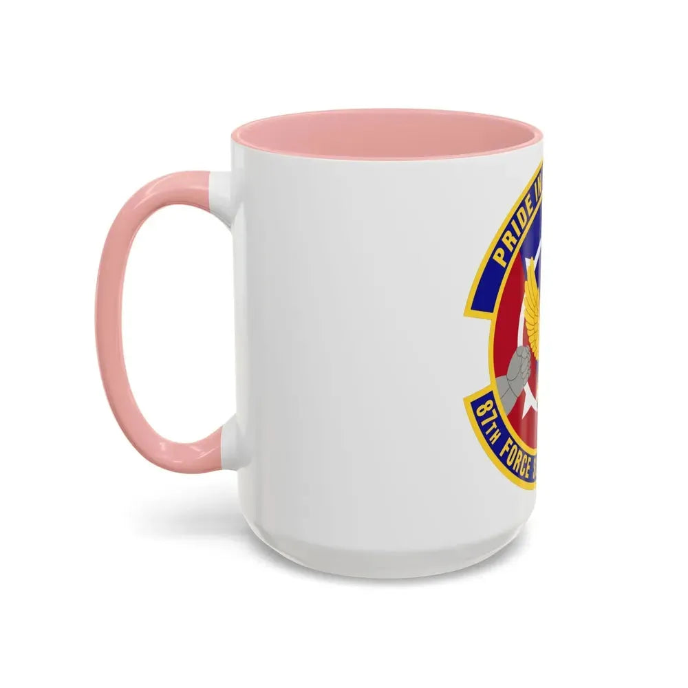 87 Force Support Squadron AMC (U.S. Air Force) Accent Coffee Mug - Go Mug Yourself