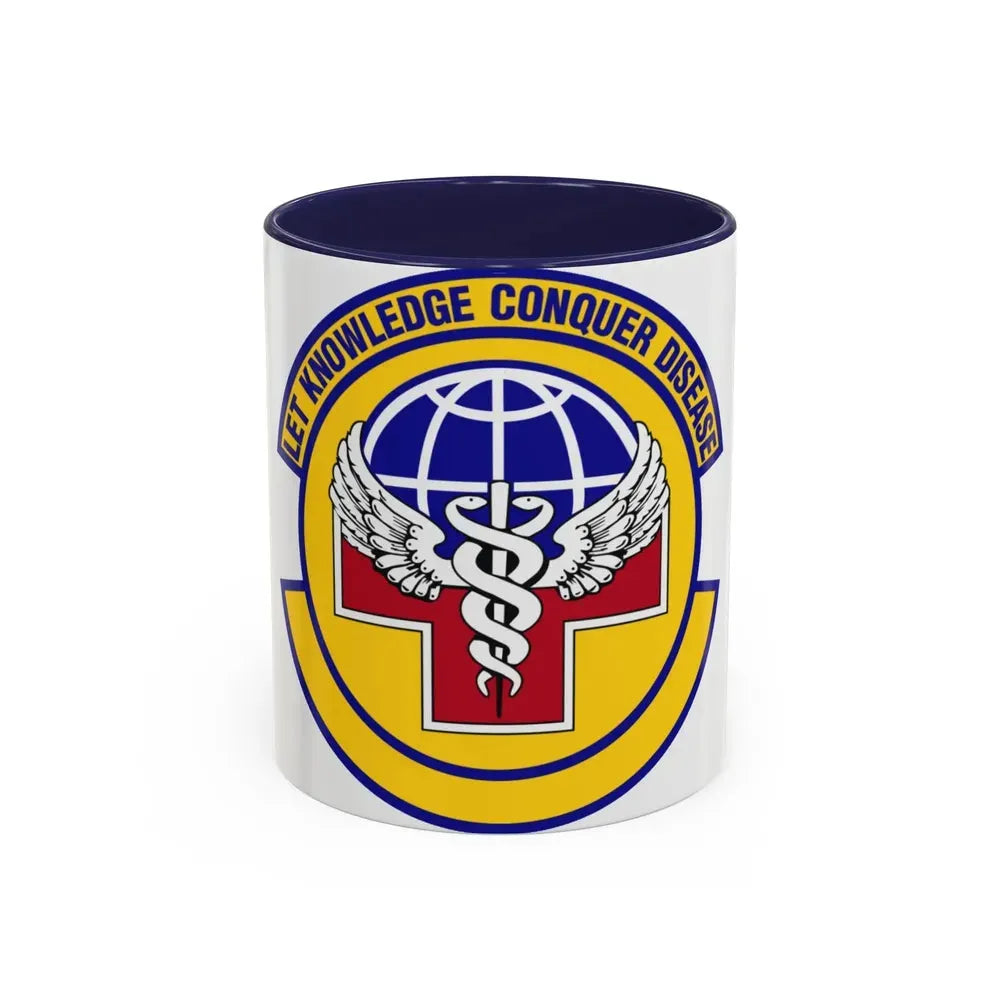 87 Healthcare Operations Squadron AMC (U.S. Air Force) Accent Coffee Mug 11oz Navy - Go Mug Yourself