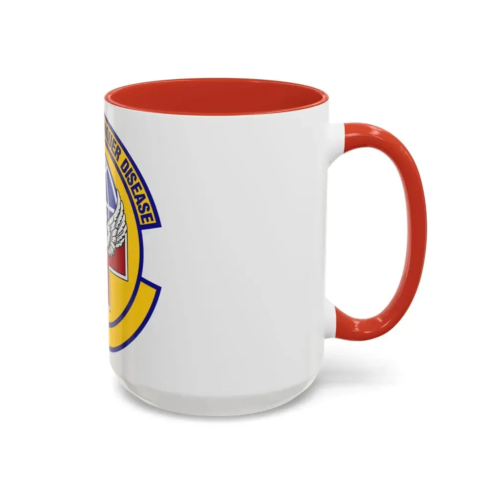87 Healthcare Operations Squadron AMC (U.S. Air Force) Accent Coffee Mug - Go Mug Yourself