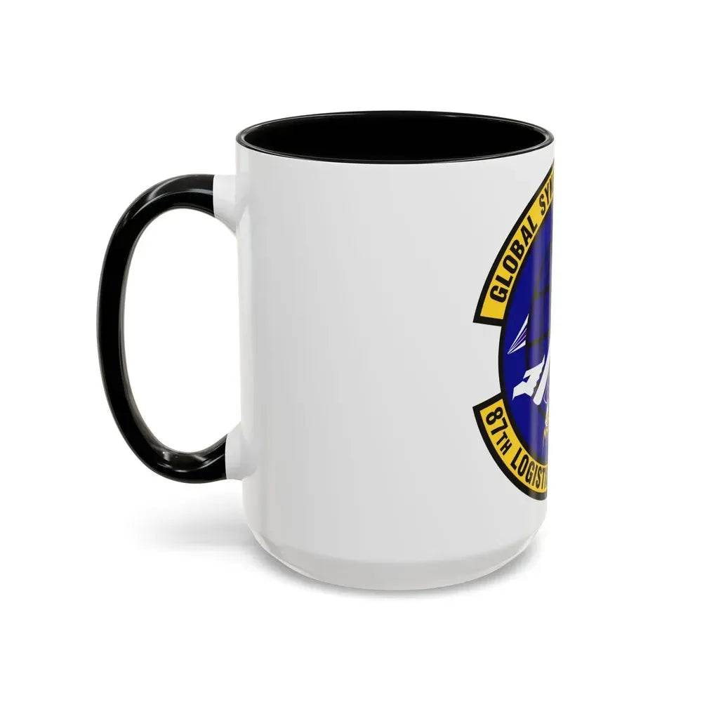 87 Logistics Readiness Squadron AMC (U.S. Air Force) Accent Coffee Mug - Go Mug Yourself