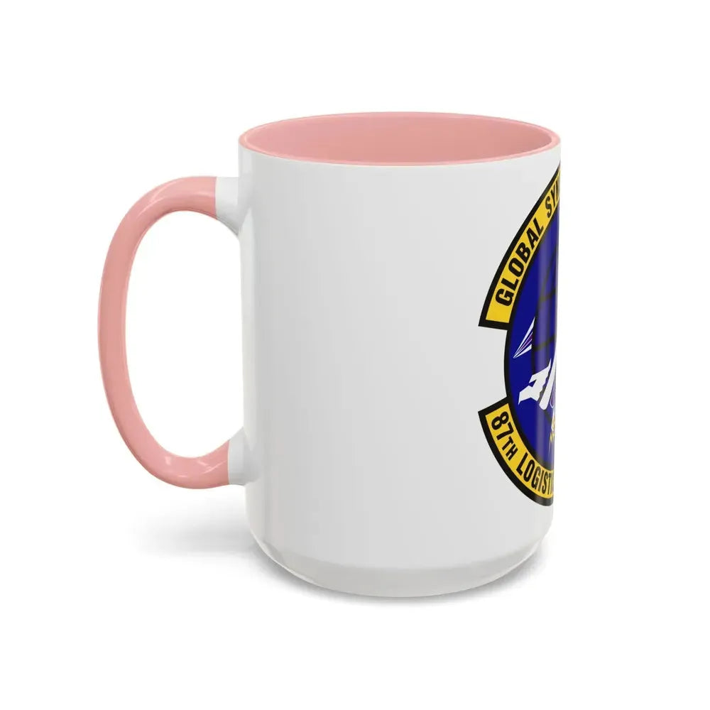 87 Logistics Readiness Squadron AMC (U.S. Air Force) Accent Coffee Mug - Go Mug Yourself