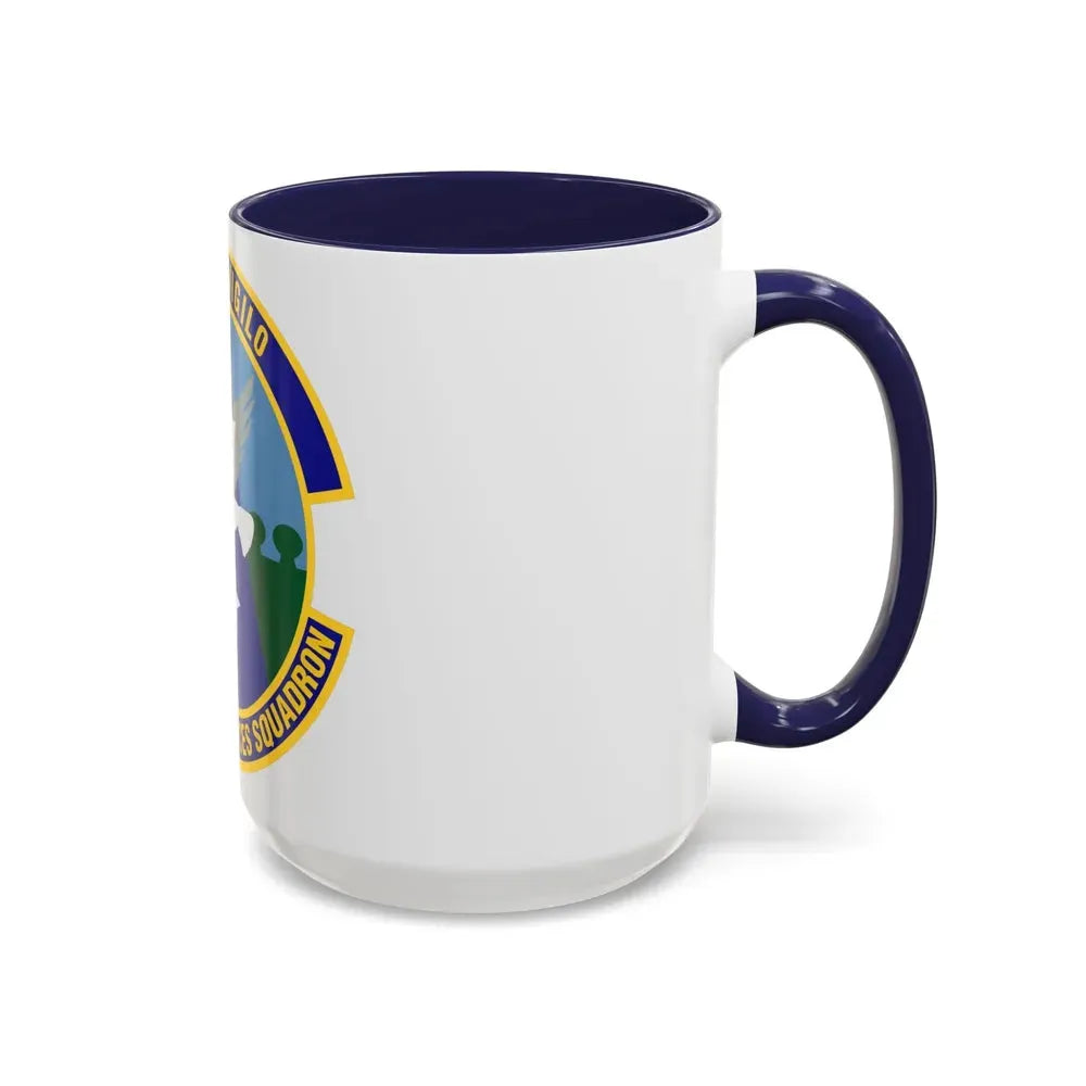 87 Security Forces Squadron AMC (U.S. Air Force) Accent Coffee Mug - Go Mug Yourself