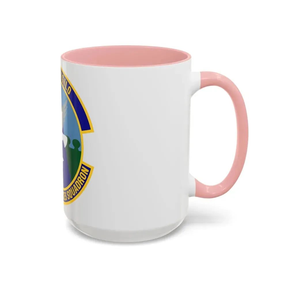 87 Security Forces Squadron AMC (U.S. Air Force) Accent Coffee Mug - Go Mug Yourself
