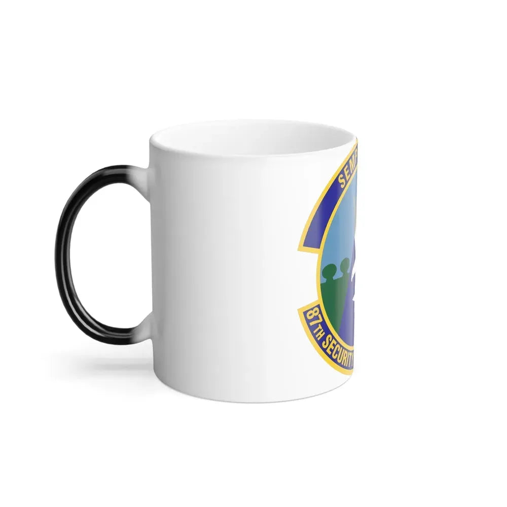 87 Security Forces Squadron AMC (U.S. Air Force) Color Changing Mug - Go Mug Yourself