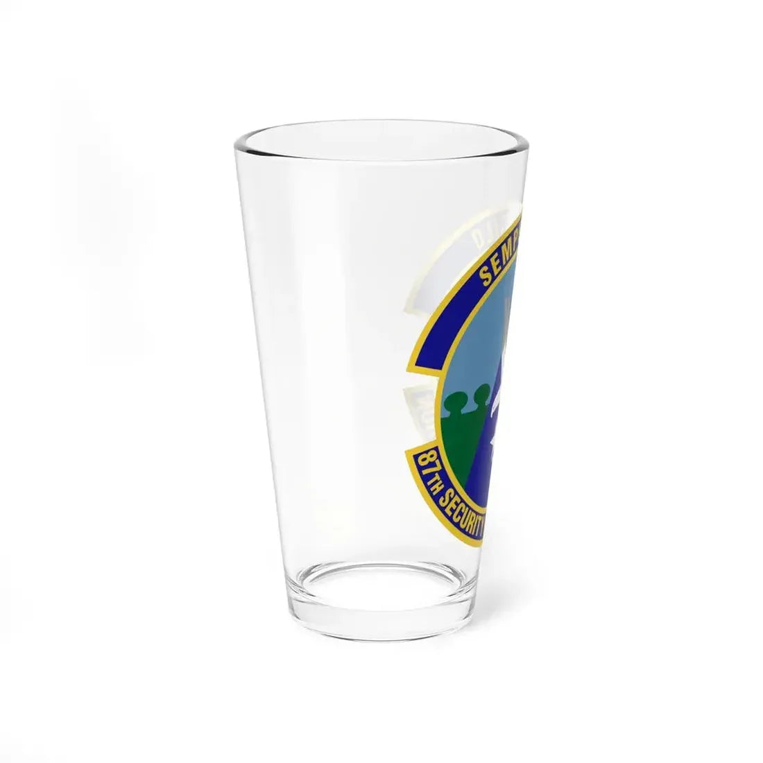 87 Security Forces Squadron AMC (U.S. Air Force) Pint Glass 16oz - Go Mug Yourself