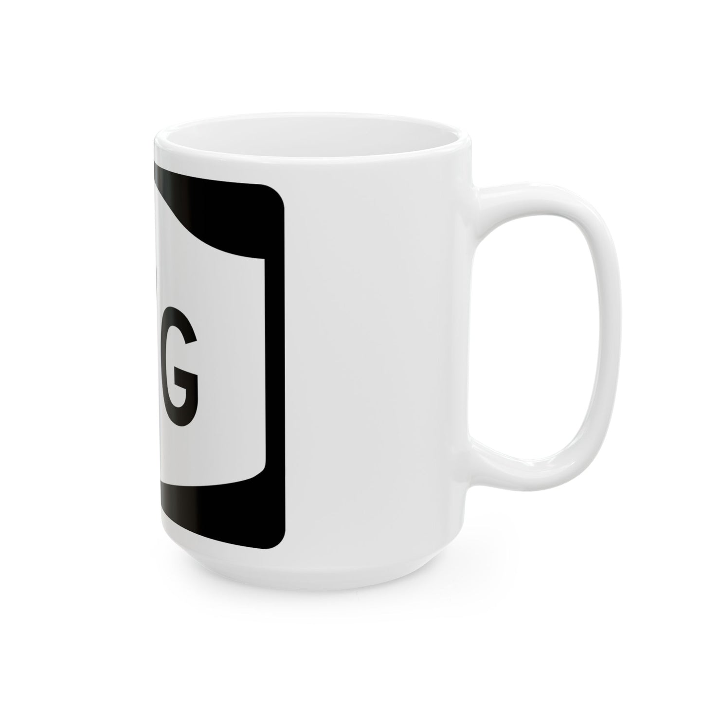 NY-17G (New York) (Road Sign) White Coffee Mug