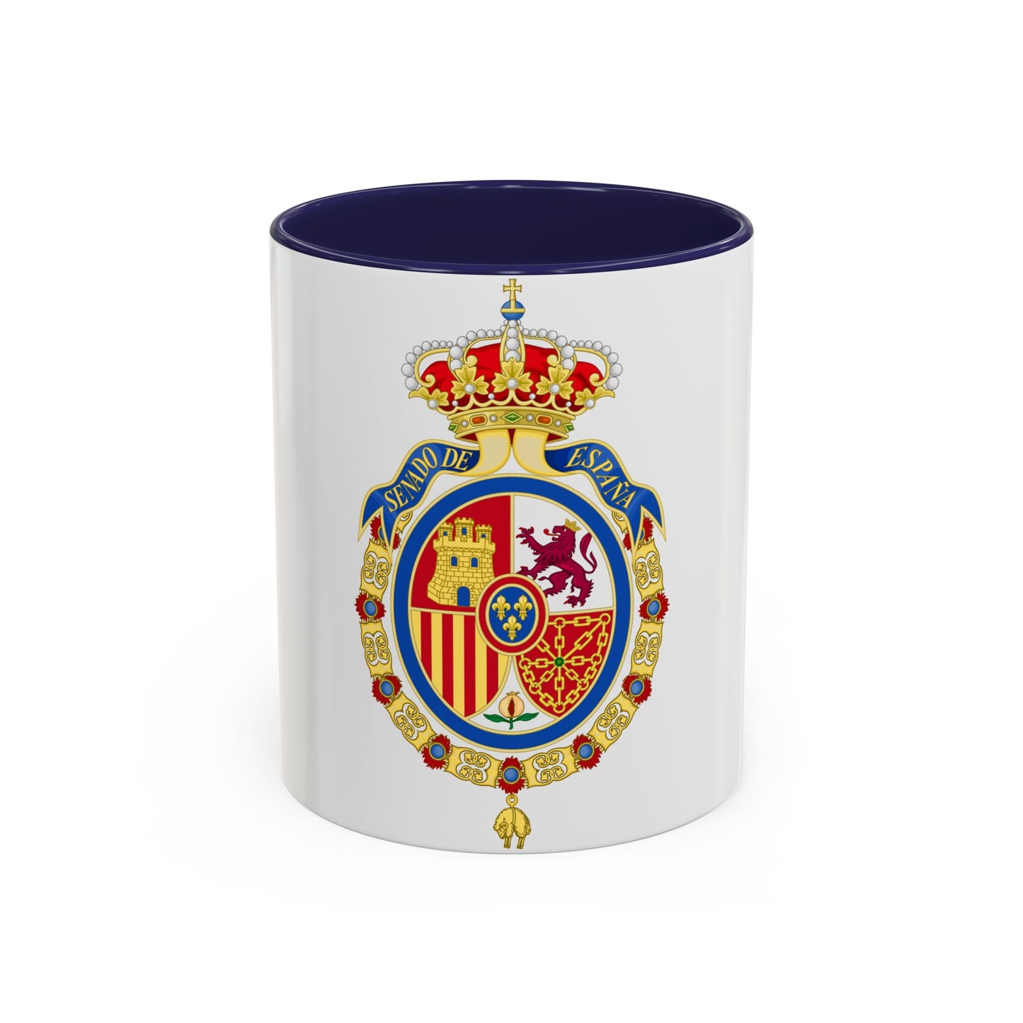 Coat of Arms of the Senate of Spain - Accent Coffee Mug