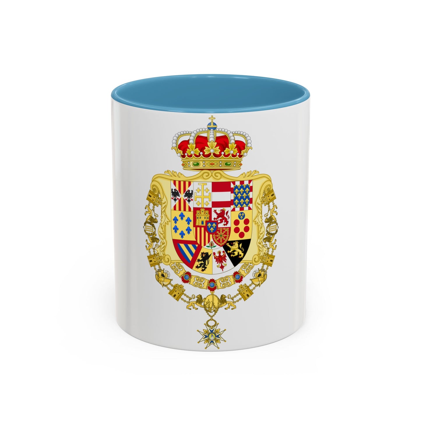 Greater Royal Coat of Arms of Spain (1931) - Accent Coffee Mug