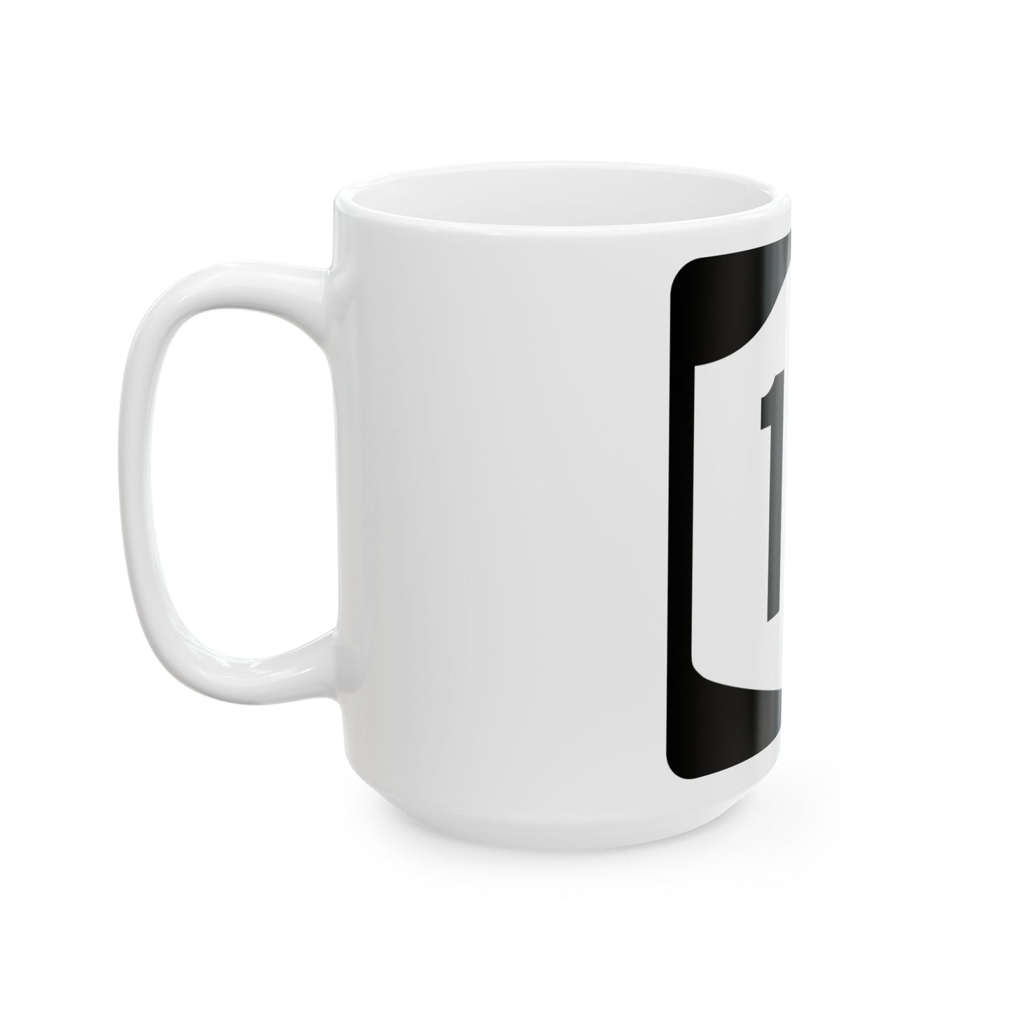 NY-17 (New York) (Road Sign) White Coffee Mug