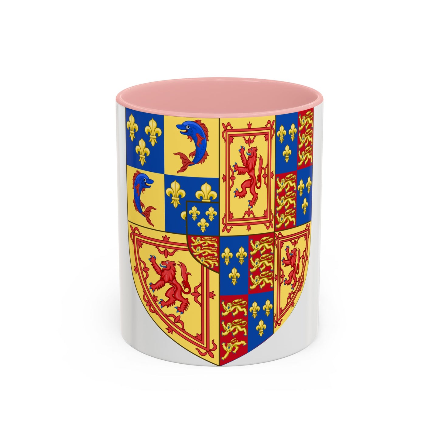 Royal Arms of the Kingdom of Scotland (1559) - Accent Coffee Mug