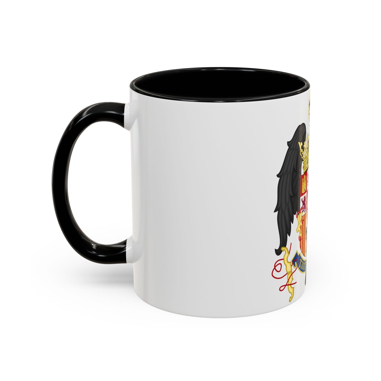 Coat of Arms of Queen Isabella of Castile (1492-1504) - Accent Coffee Mug