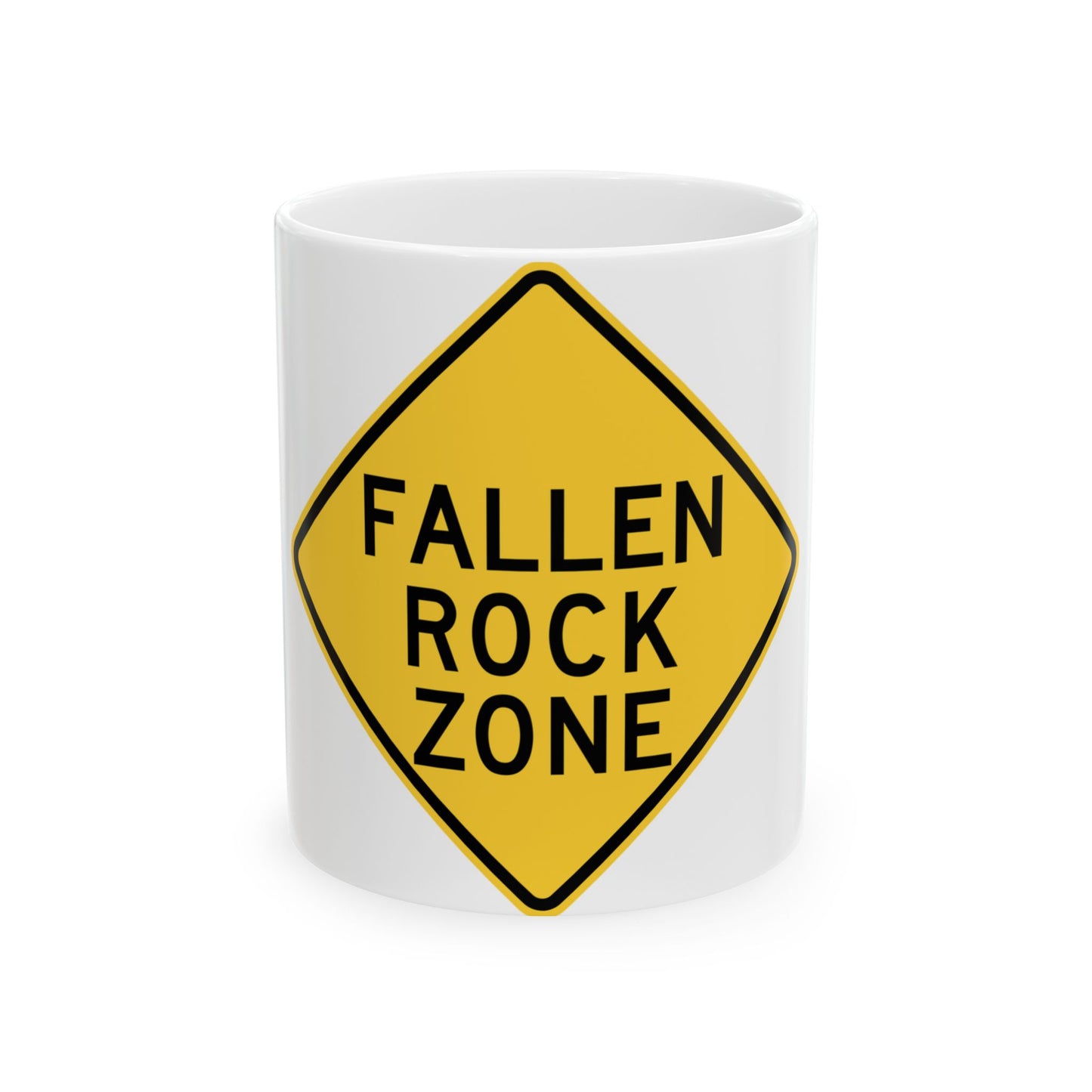 NYS NYW4-14 (New York) (Road Sign) White Coffee Mug