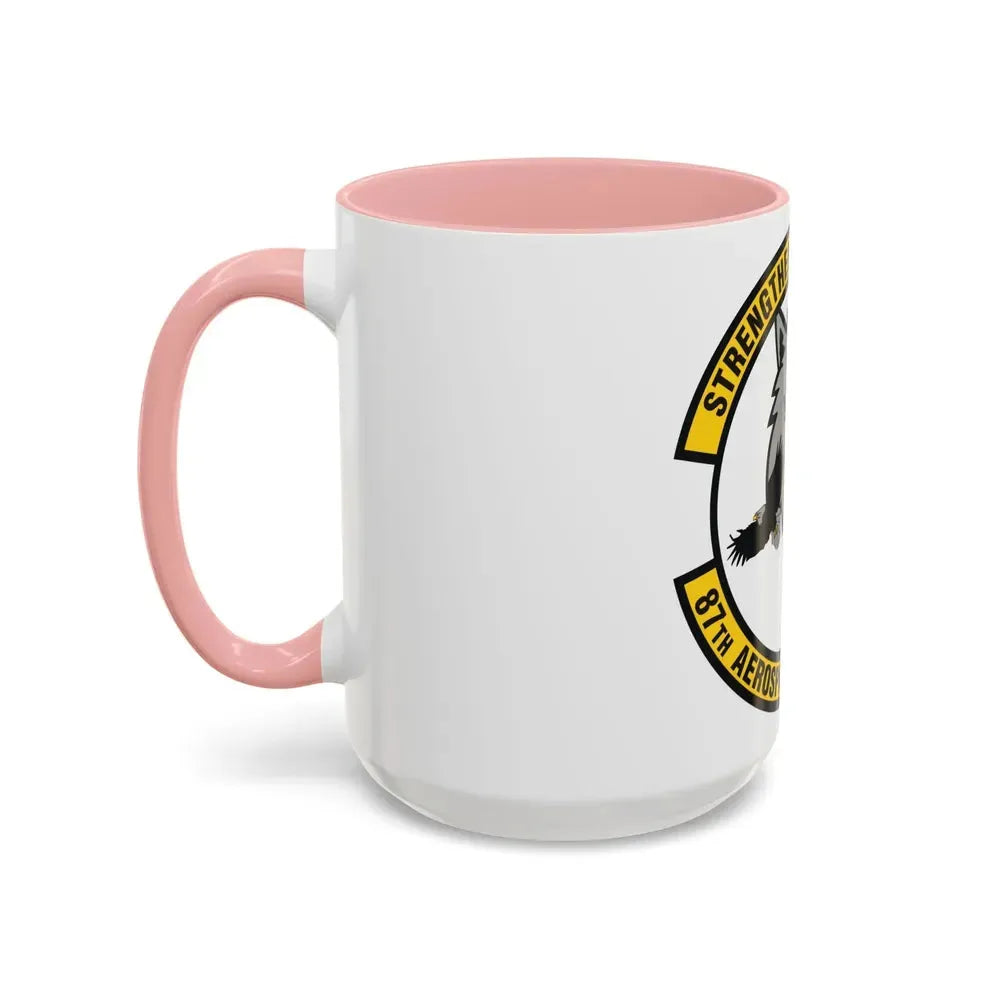87th Aerospace Medicine Squadron (U.S. Air Force) Accent Coffee Mug - Go Mug Yourself