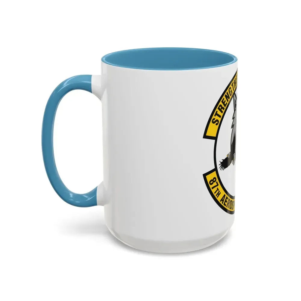 87th Aerospace Medicine Squadron (U.S. Air Force) Accent Coffee Mug - Go Mug Yourself