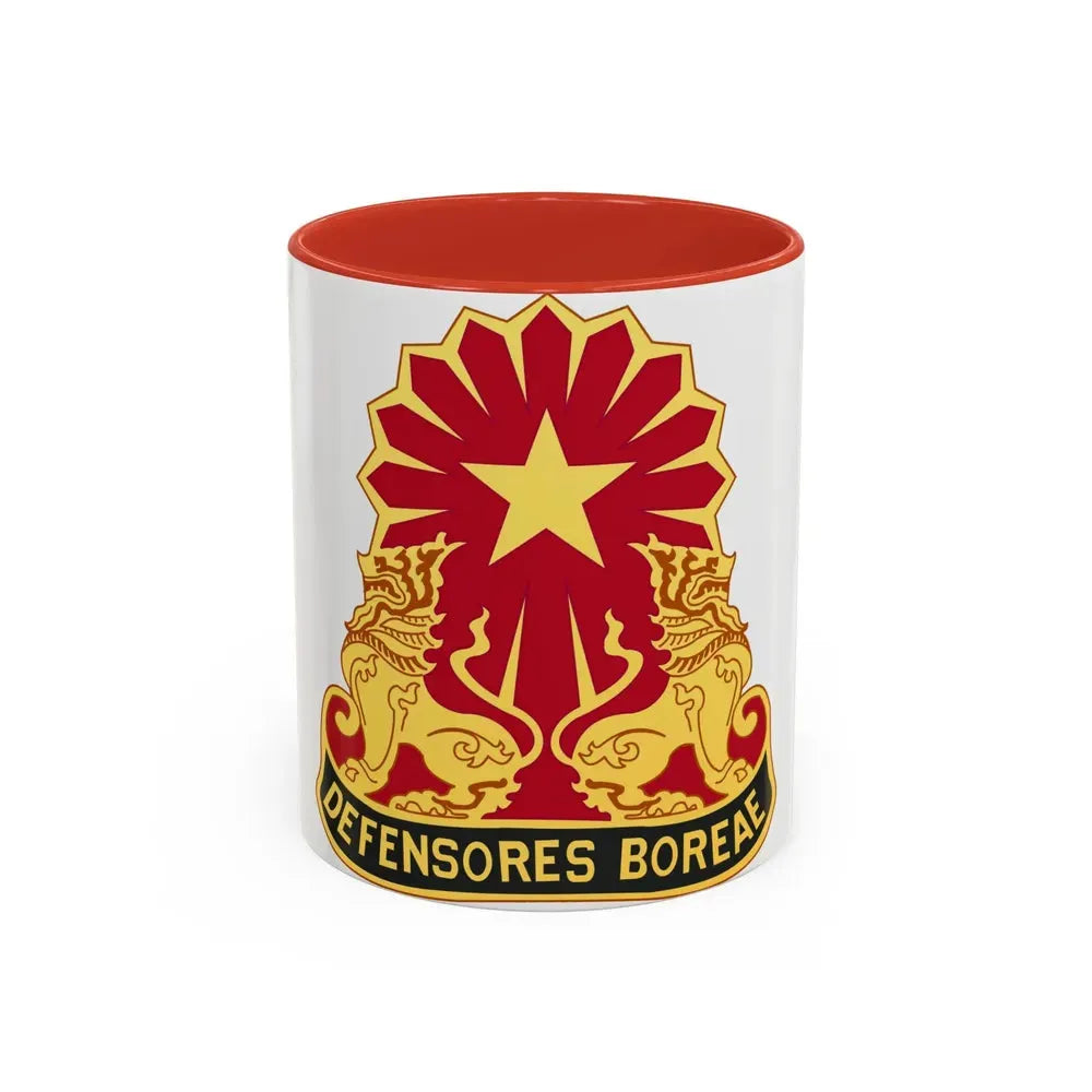 87th Air Defense Artillery Group (U.S. Army) Accent Coffee Mug 11oz Red - Go Mug Yourself