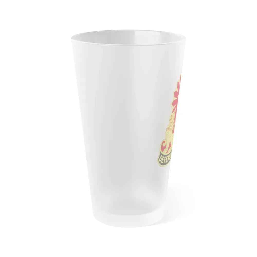 87th Air Defense Artillery Group (U.S. Army) Frosted Pint Glass 16oz - Go Mug Yourself