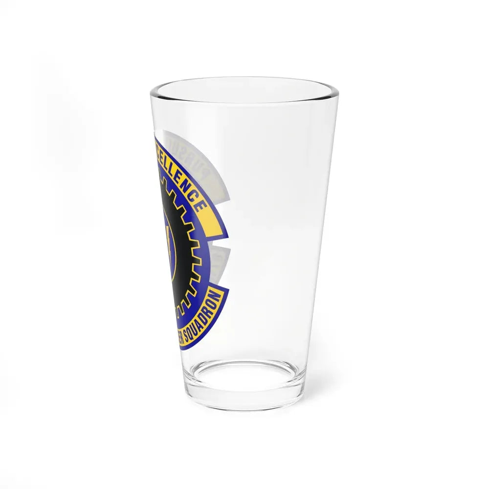 87th Civil Engineer Squadron (U.S. Air Force) Pint Glass 16oz - Go Mug Yourself
