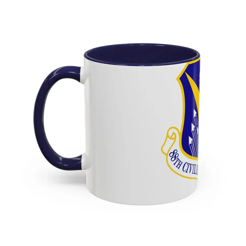88 Civil Engineer Group AFMC (U.S. Air Force) Accent Coffee Mug - Go Mug Yourself