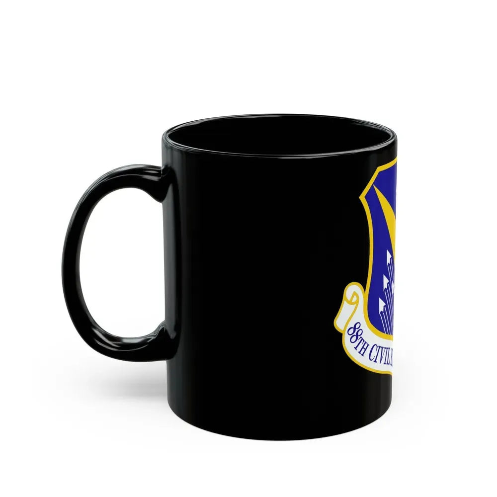 88 Civil Engineer Group AFMC (U.S. Air Force) Black Coffee Mug - Go Mug Yourself