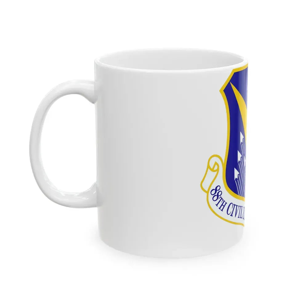 88 Civil Engineer Group AFMC (U.S. Air Force) White Coffee Mug - Go Mug Yourself