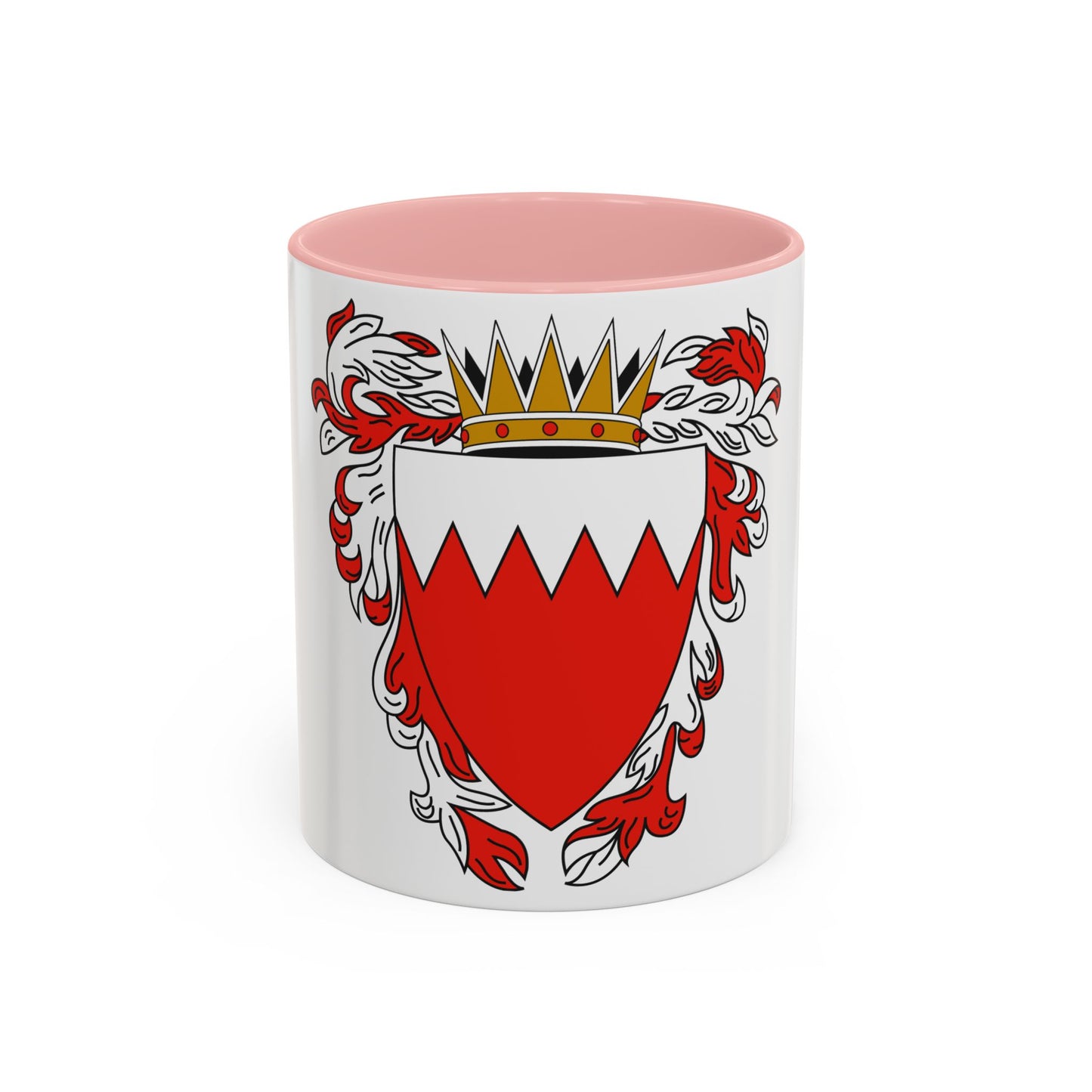 Coat of Arms of The Kingdom of Bahrain - Accent Coffee Mug