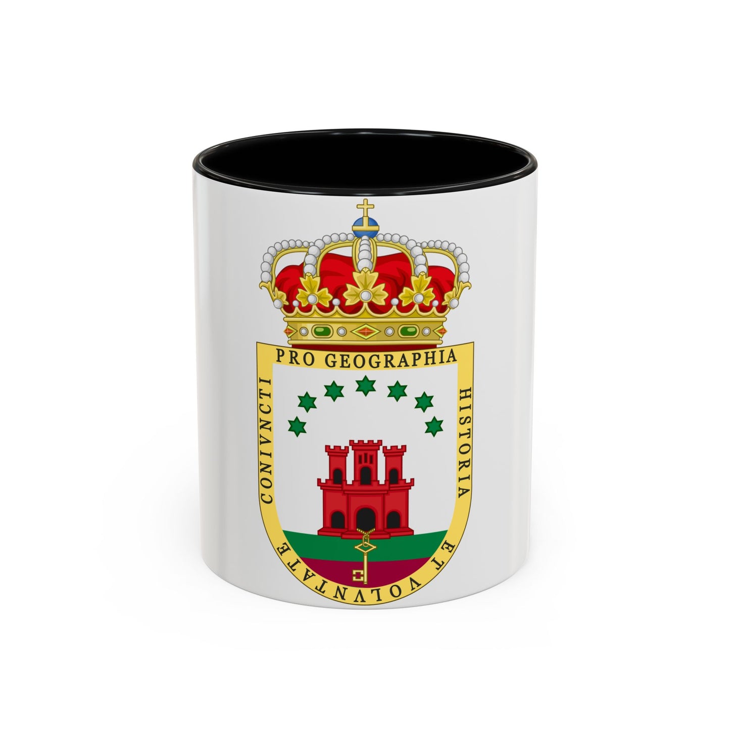 Coat of Arms of the Gibraltar Countryside Commonwealth - Accent Coffee Mug