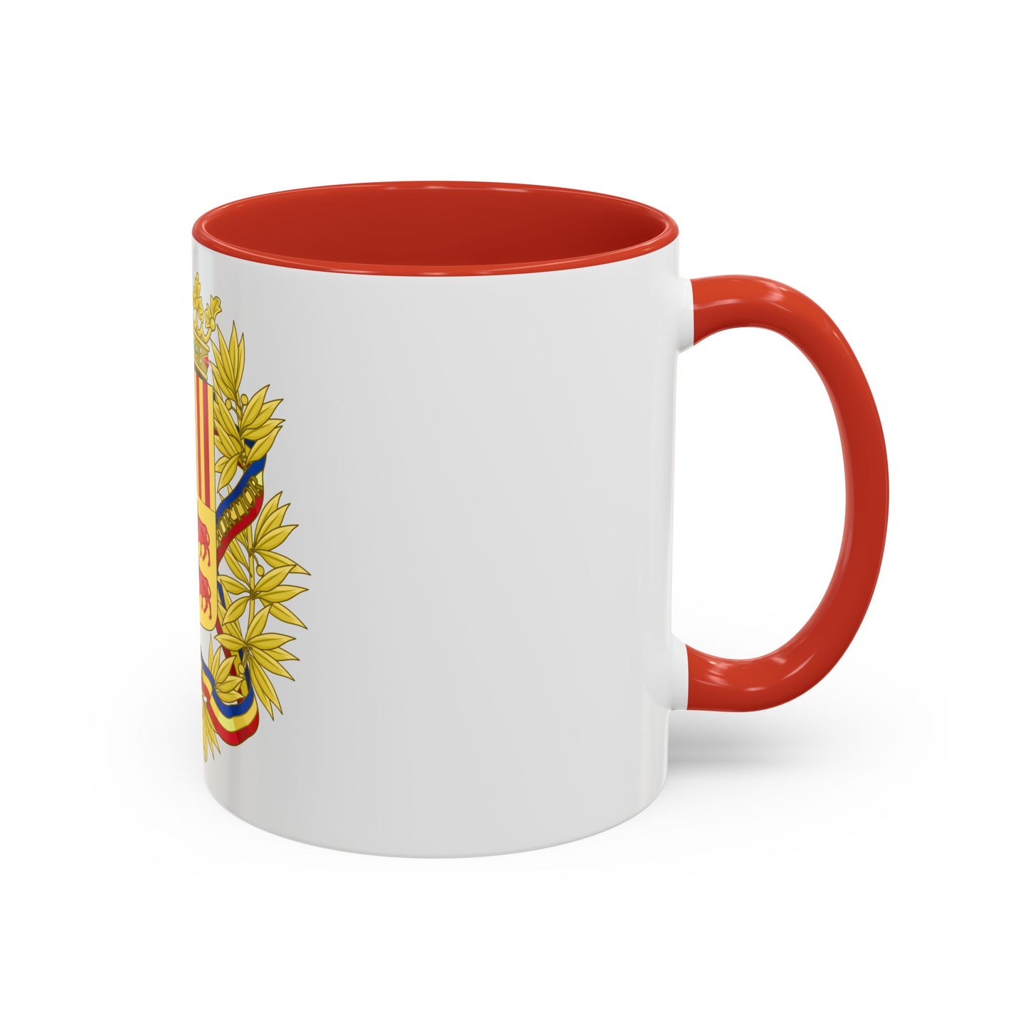 Coat of Arms of the high authorities of Andorra - Accent Coffee Mug