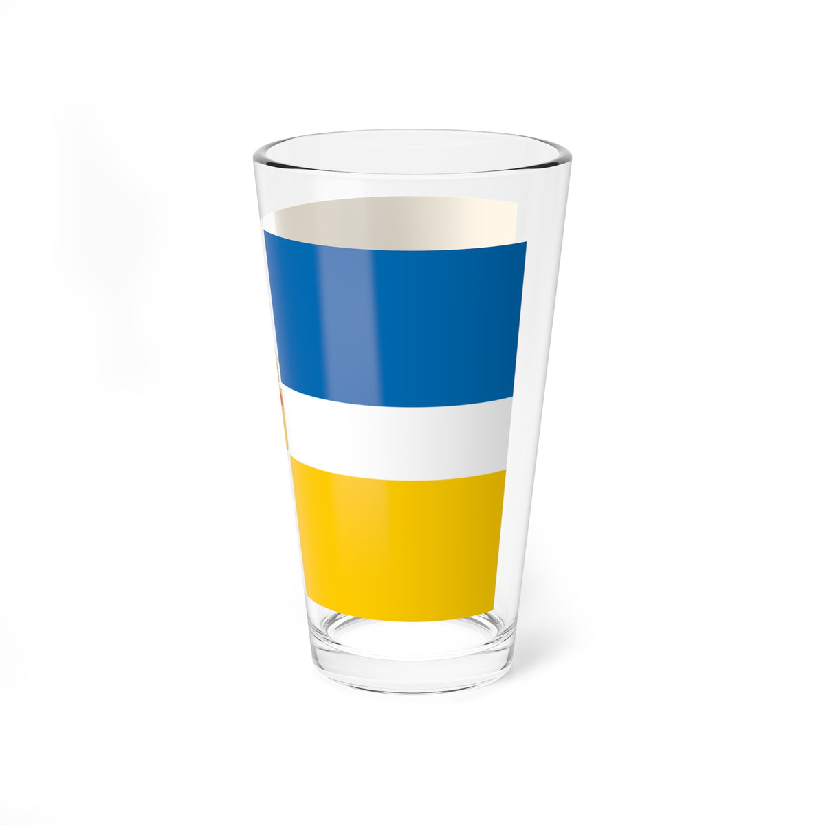 Drapeau ville fr Boulogne-sur-Mer (France) Pint Glass 16oz