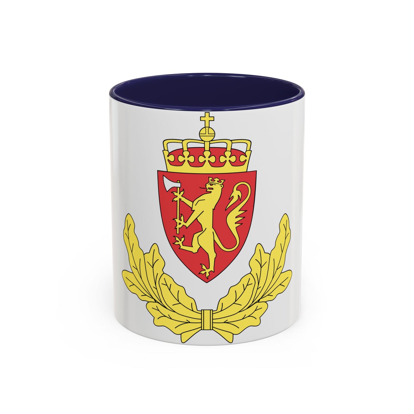 Coat of arms of the Norwegian Border Police - Accent Coffee Mug