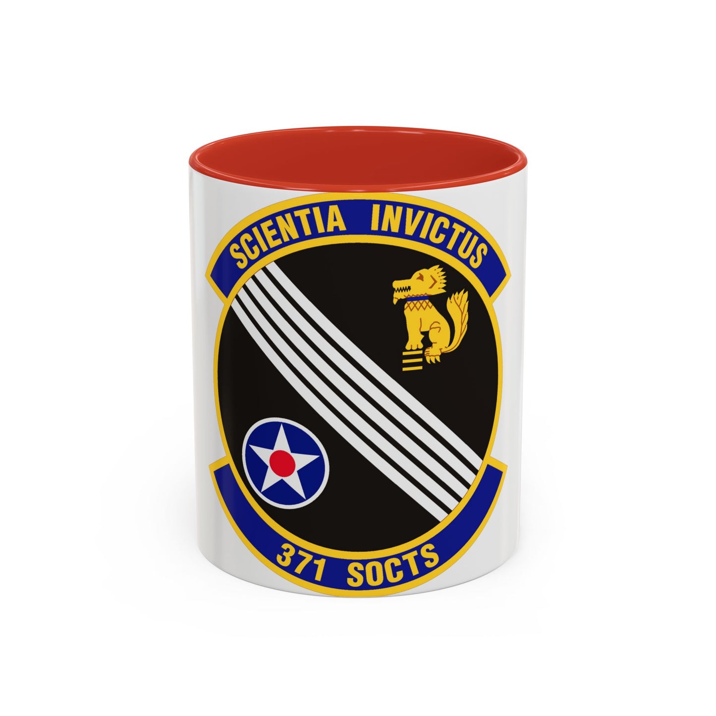 371 Special Operations Combat Training Squadron AFSOC (U.S. Air Force) Accent Coffee Mug