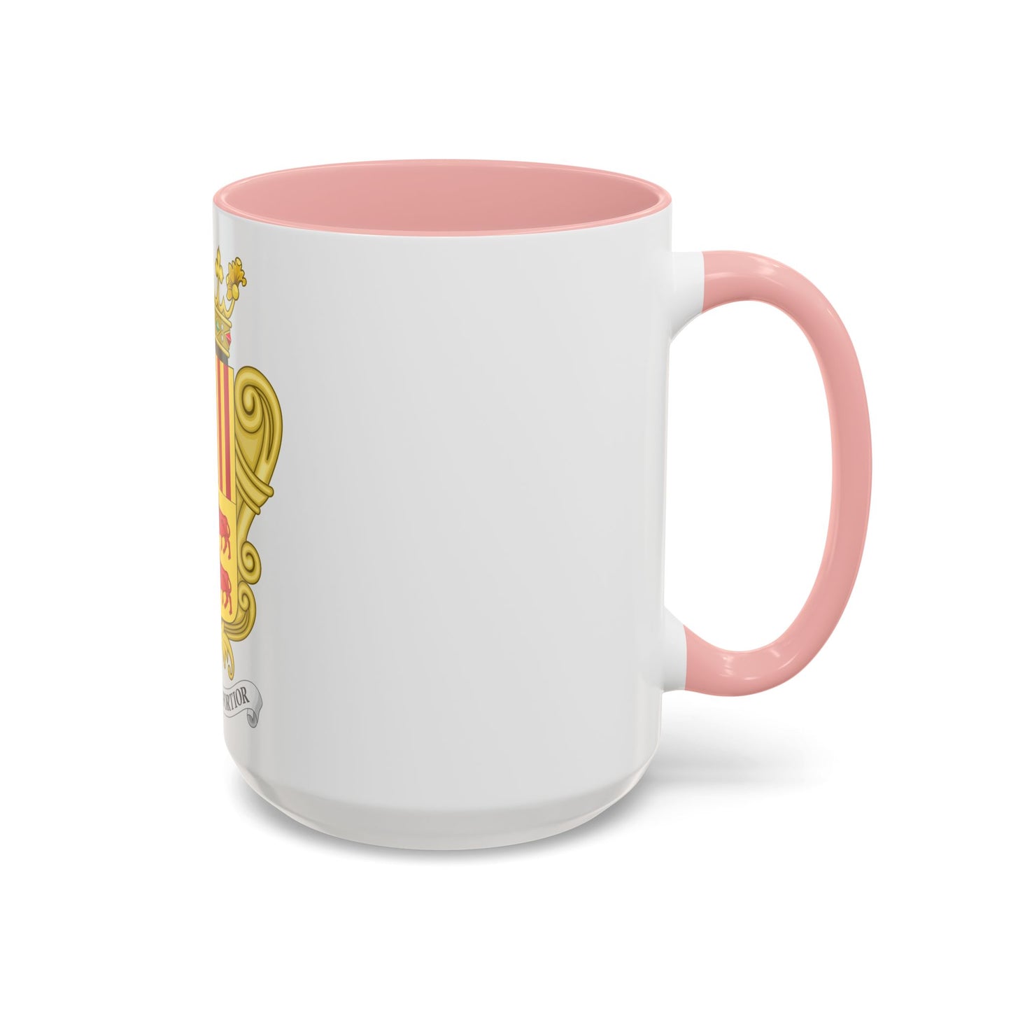 Historical Coat of Arms of French Prince of Andorra - Accent Coffee Mug