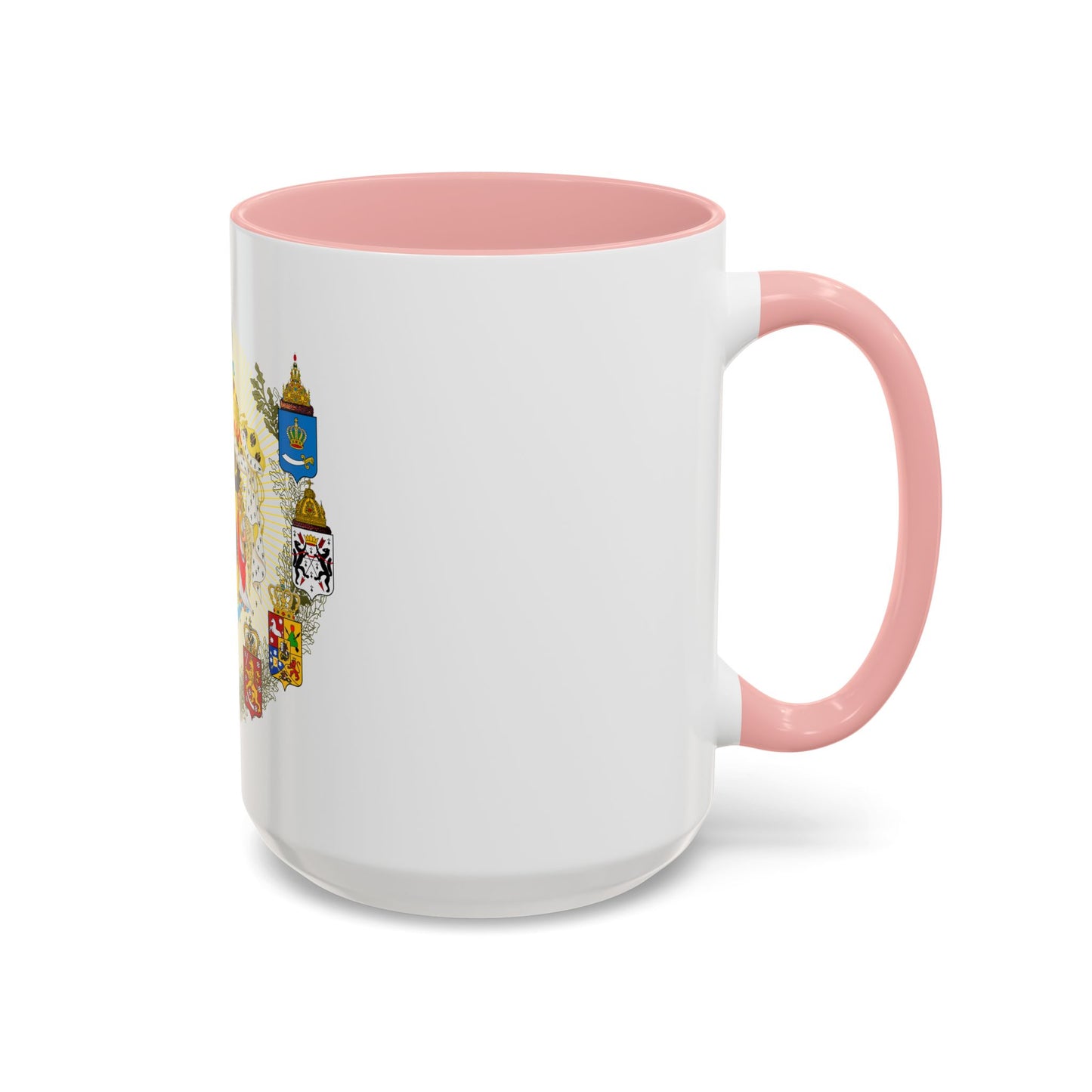 Middle Coat of Arms of the Russian Empire - Accent Coffee Mug