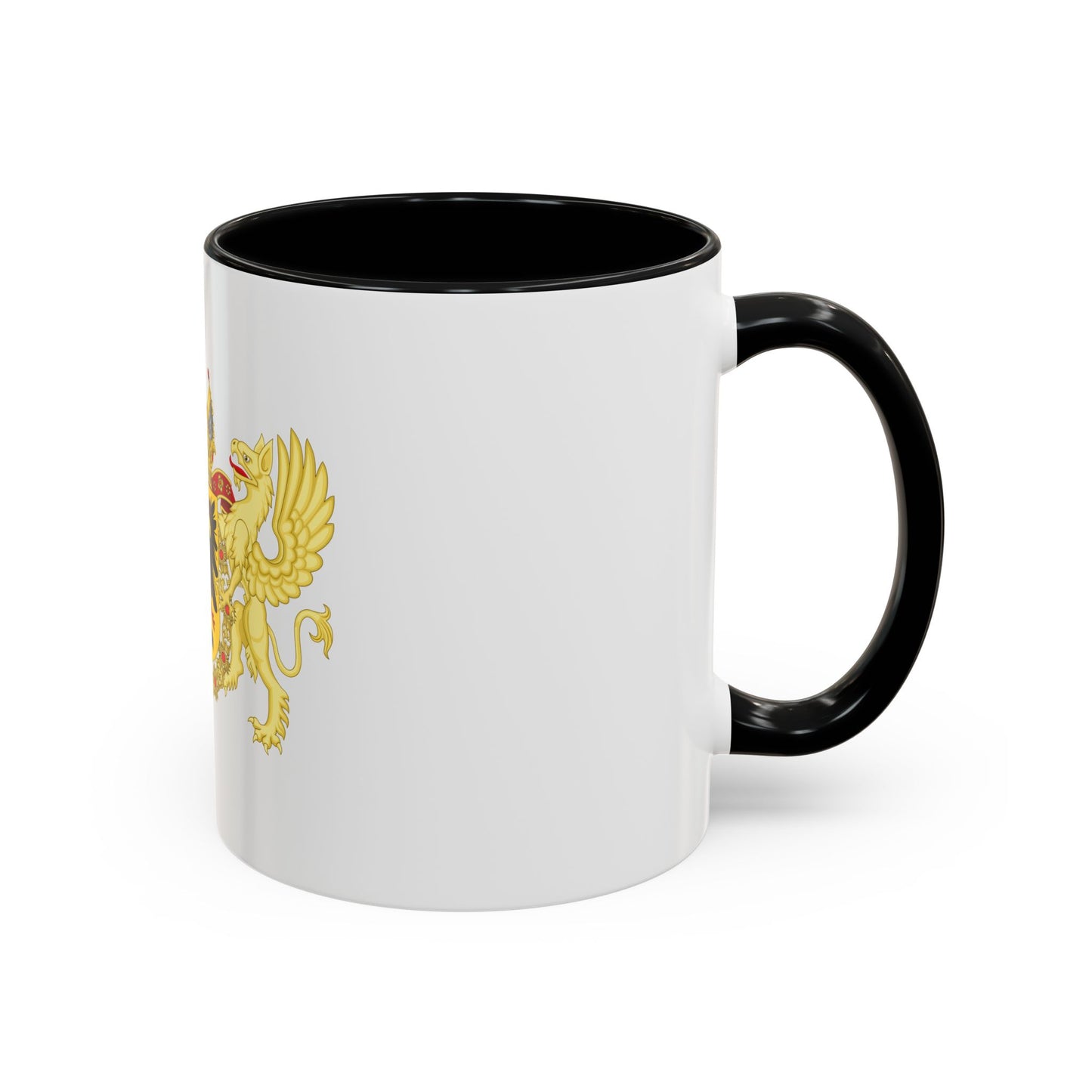 Ornamented Coat of Arms of Maximilian II, Holy Roman Emperor - Accent Coffee Mug