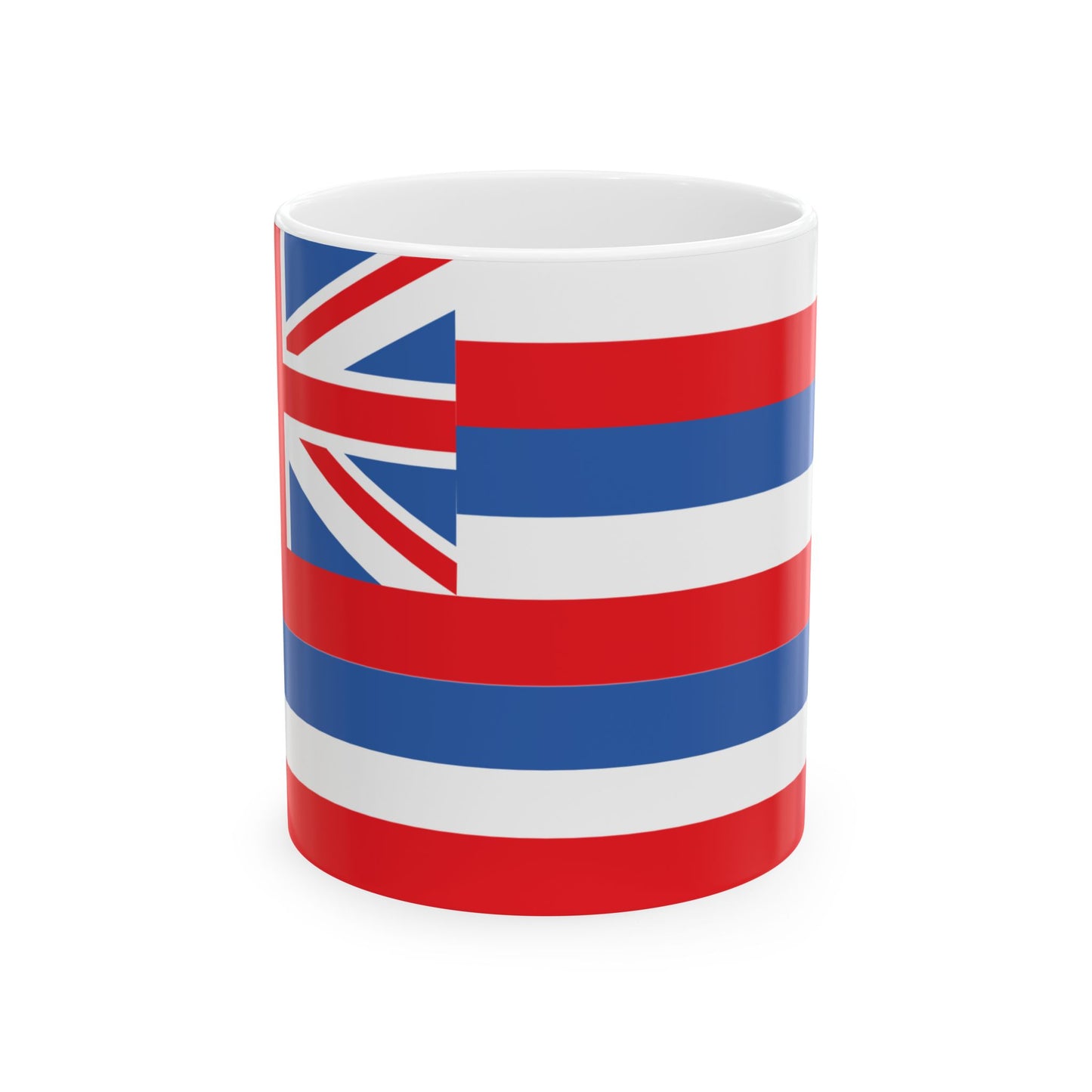 Hawaiian Flag Official (United States) White Coffee Mug