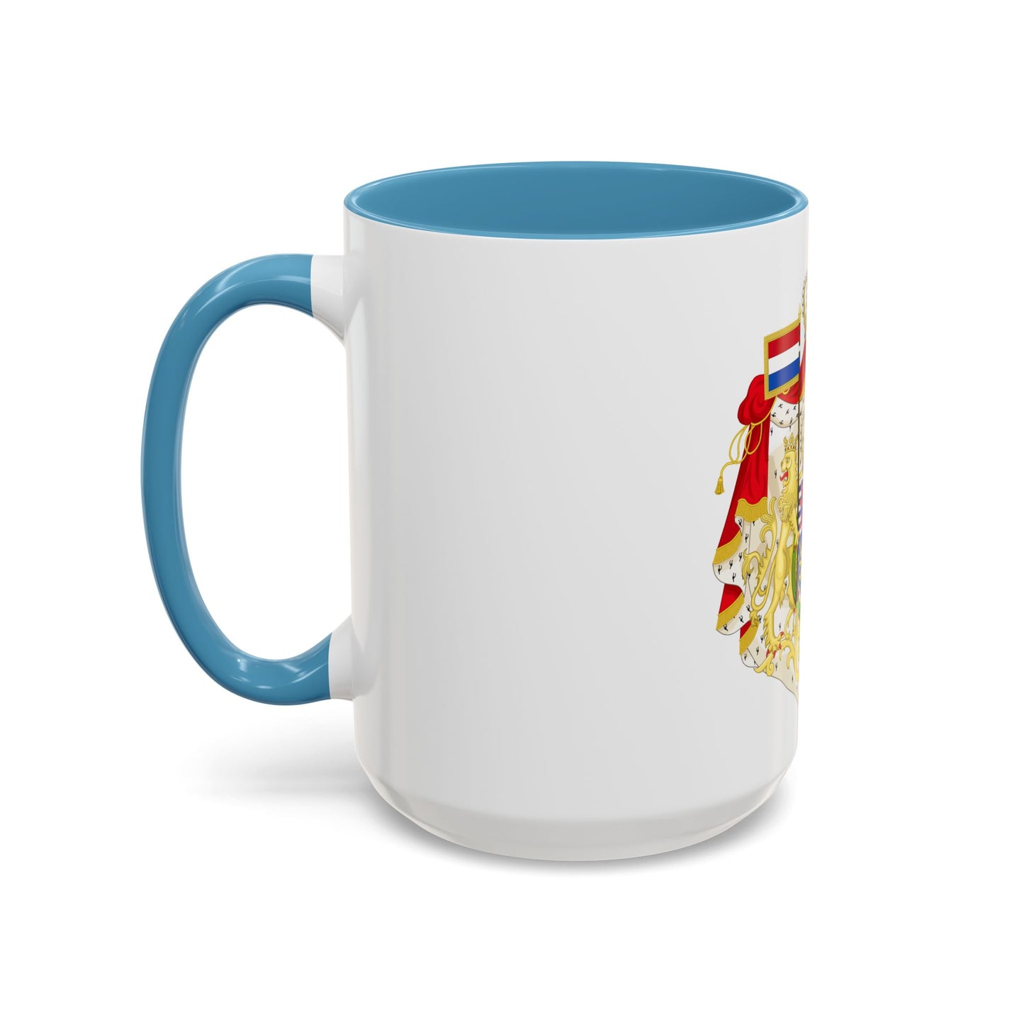 Greater coat of arms of the Grand Duke of Luxembourg (2000) - Accent Coffee Mug