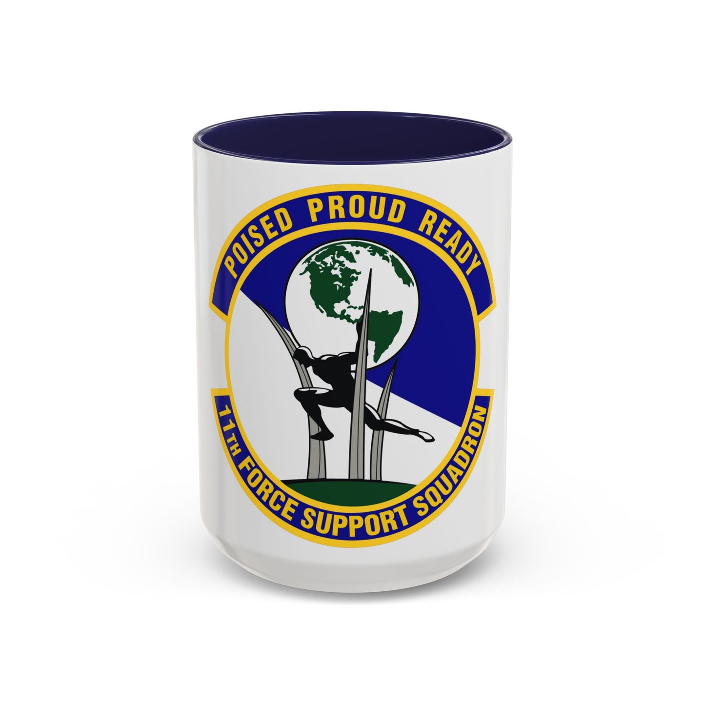 11 Force Support Squadron USAF (U.S. Air Force) Accent Coffee Mug