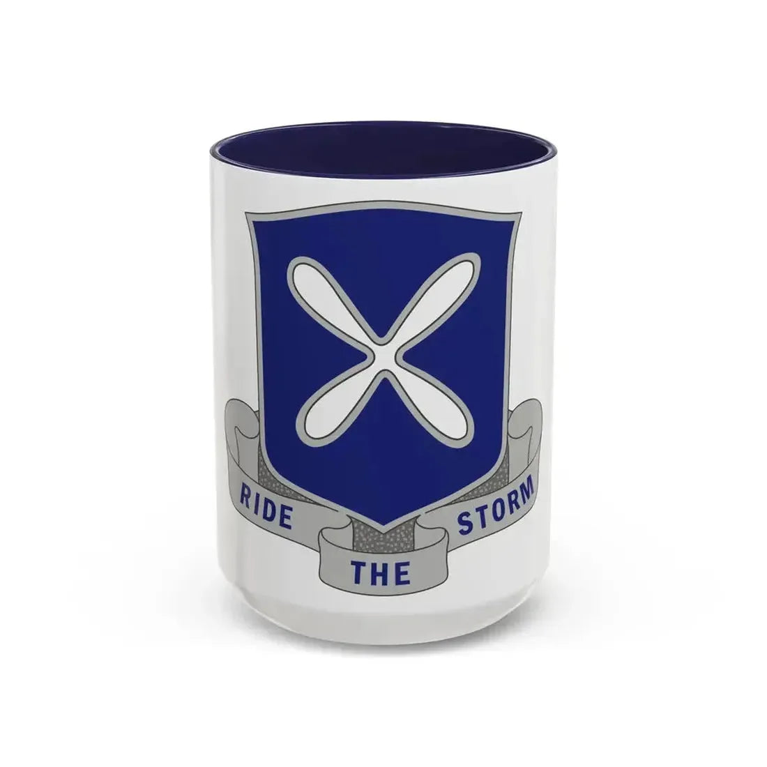 88th Infantry Regiment 2 (U.S. Army) Accent Coffee Mug 15oz Navy - Go Mug Yourself