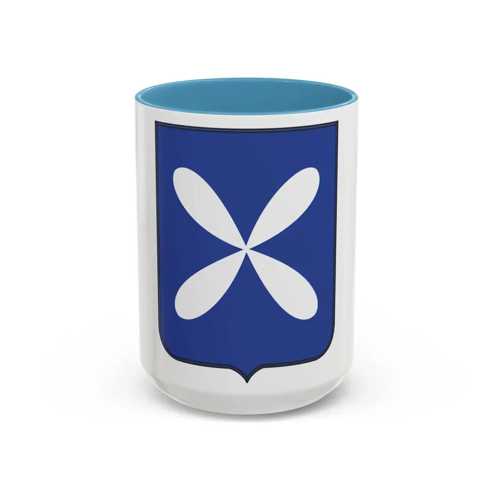 88th Infantry Regiment (U.S. Army) Accent Coffee Mug 15oz Light Blue - Go Mug Yourself
