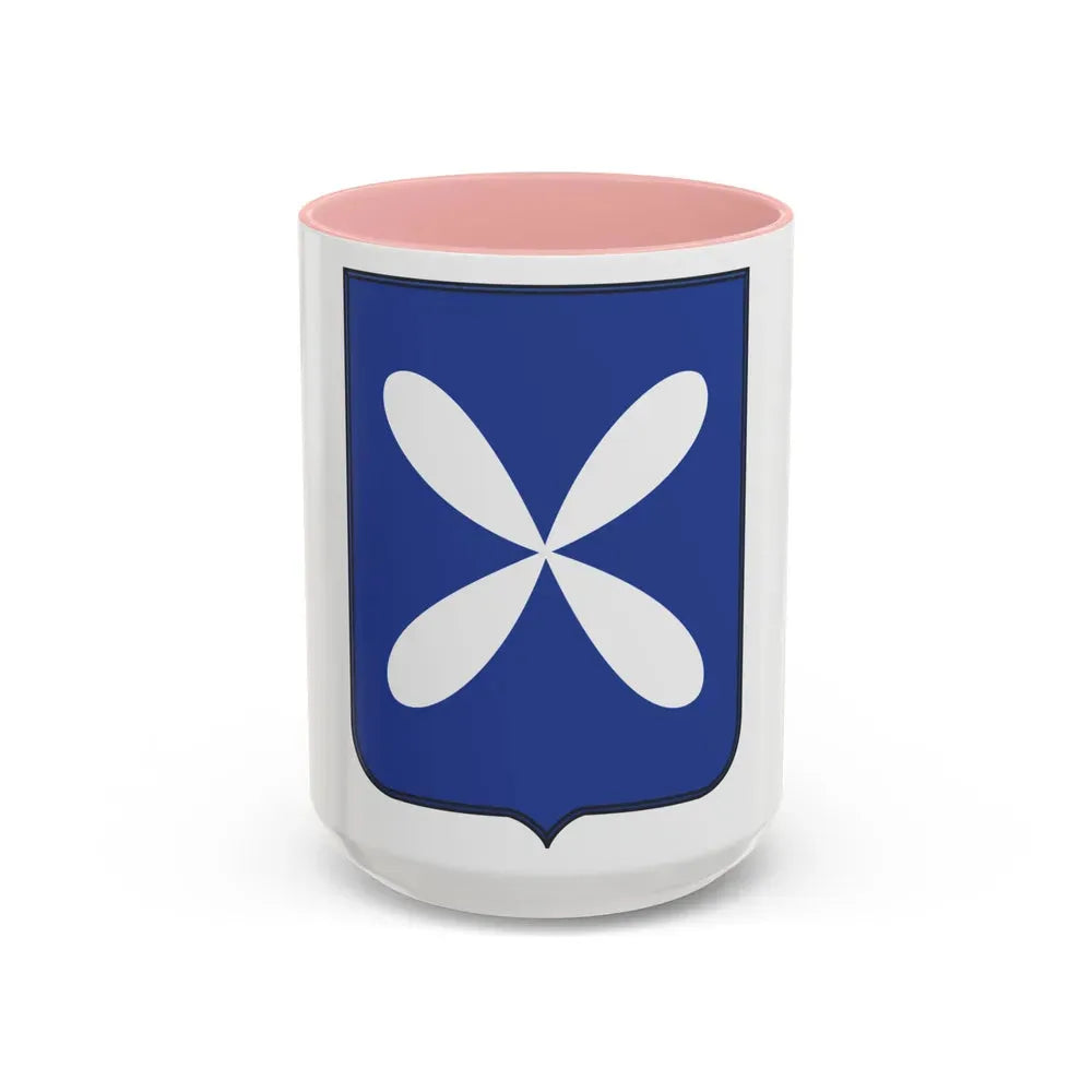 88th Infantry Regiment (U.S. Army) Accent Coffee Mug 15oz Pink - Go Mug Yourself
